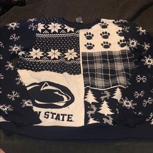 Penn State Christmas Sweater Size Medium